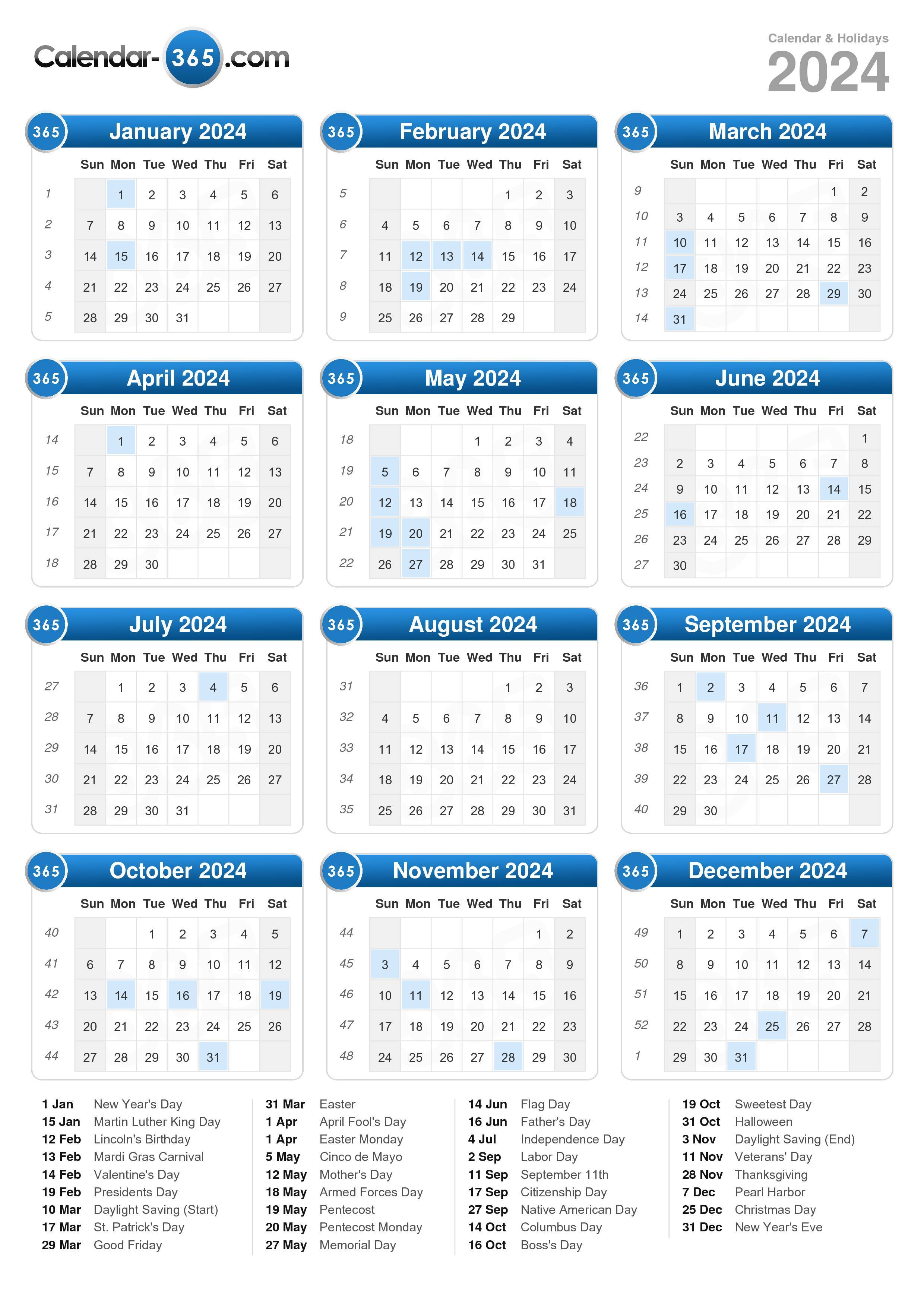 2024 calendar templates and images 2024 calendar free printable word