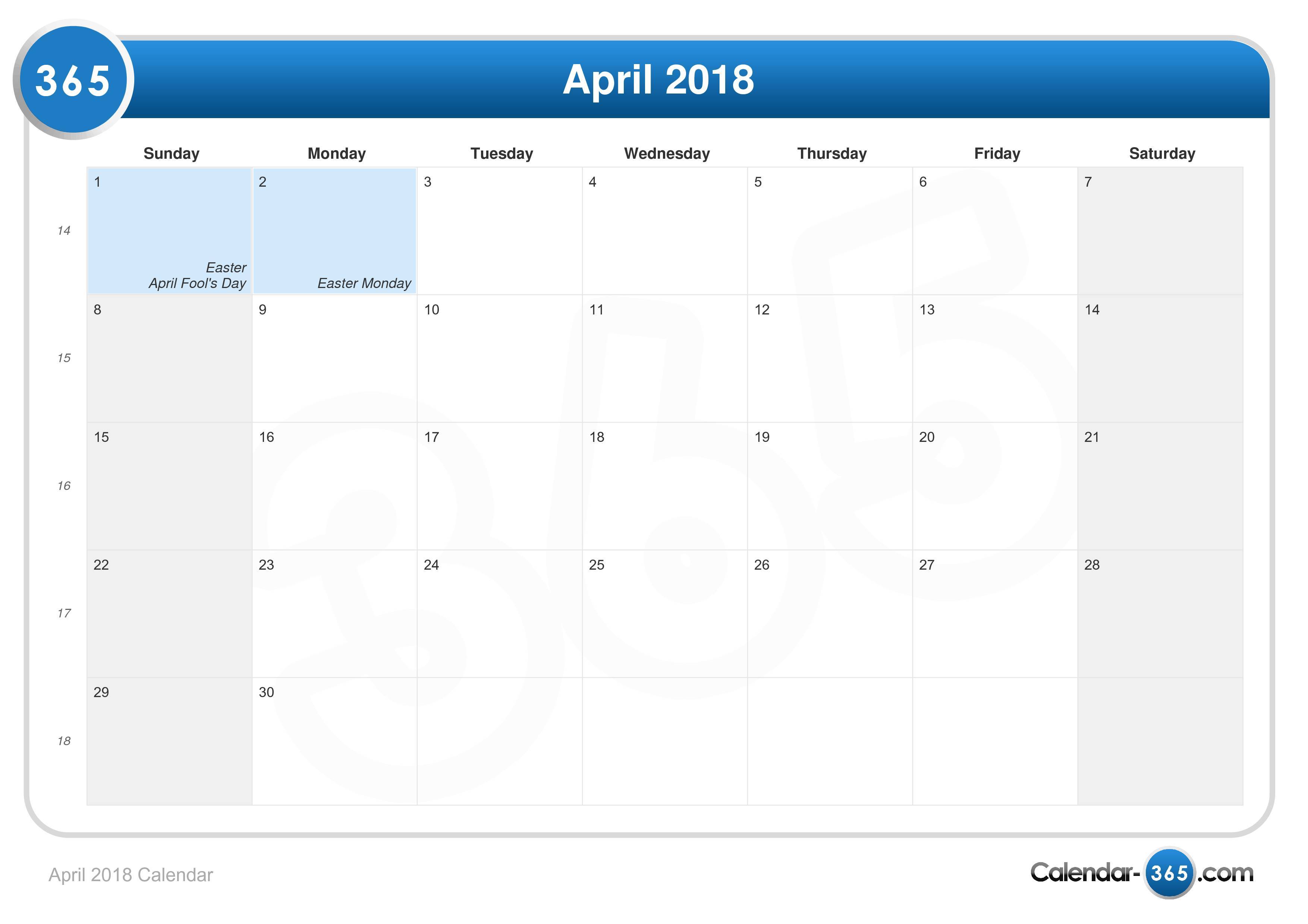 april-2018-calendar