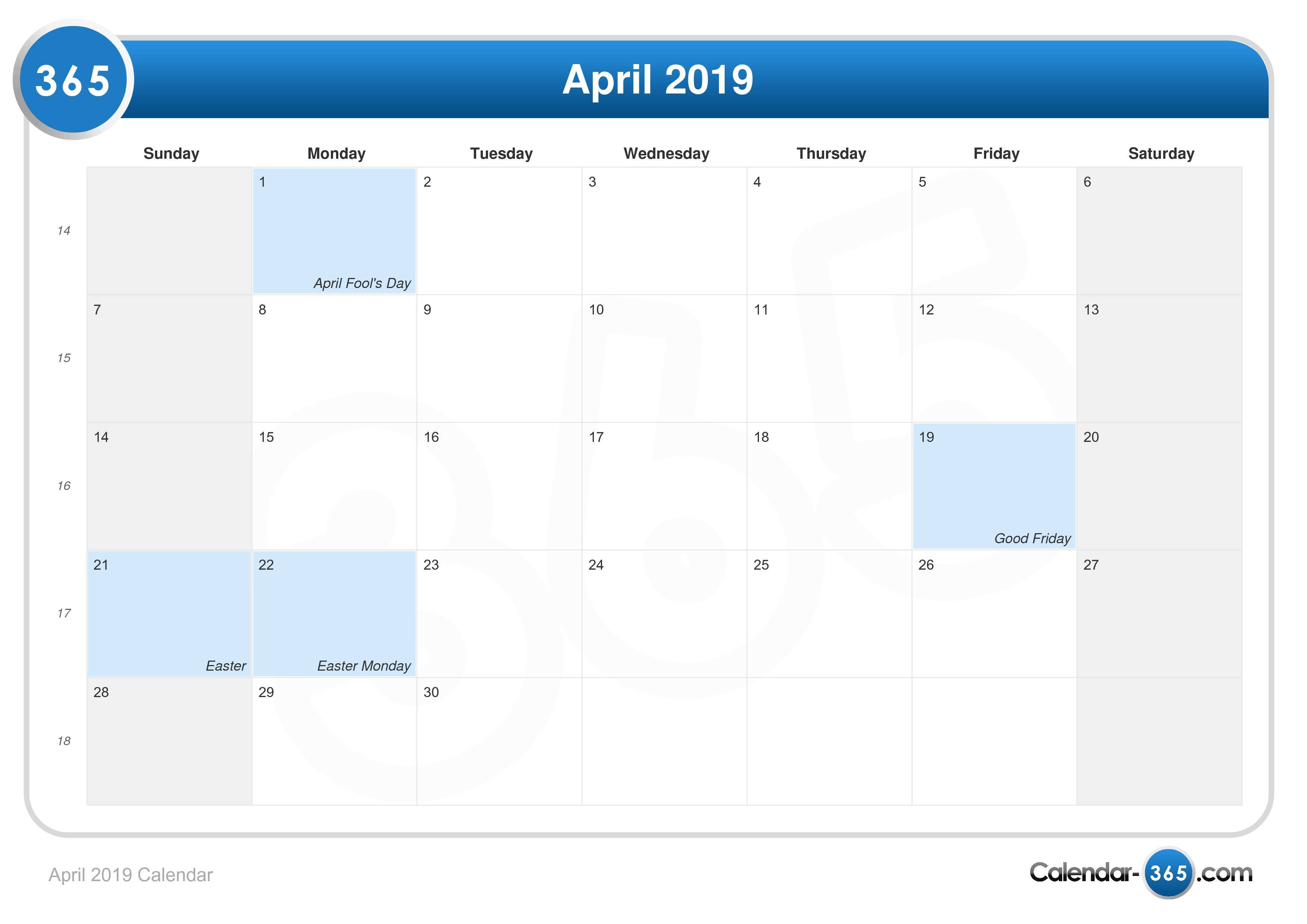 april-2019-calendar