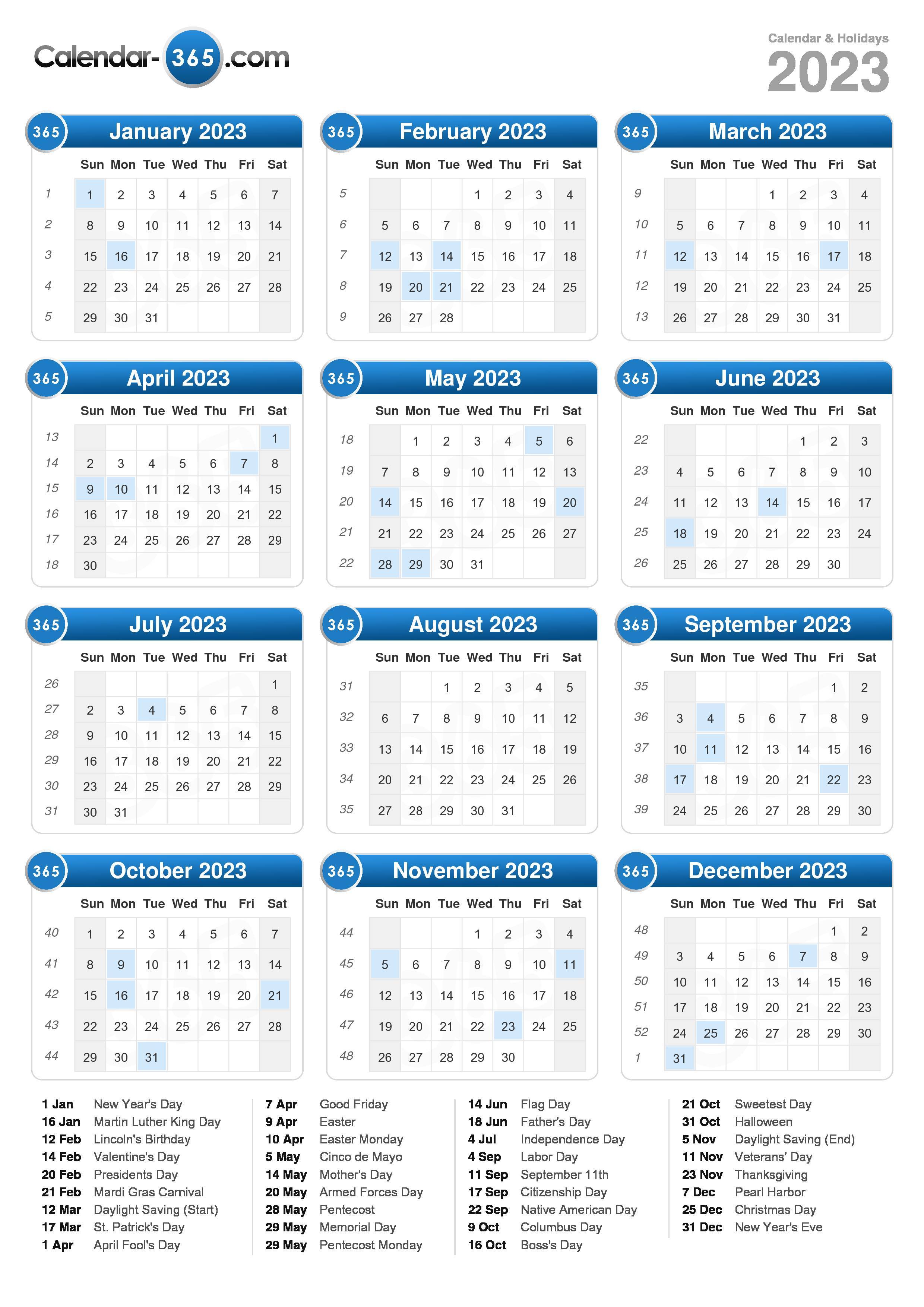 2023 Calendar Showing Holidays 2023 australia calendar with holidays