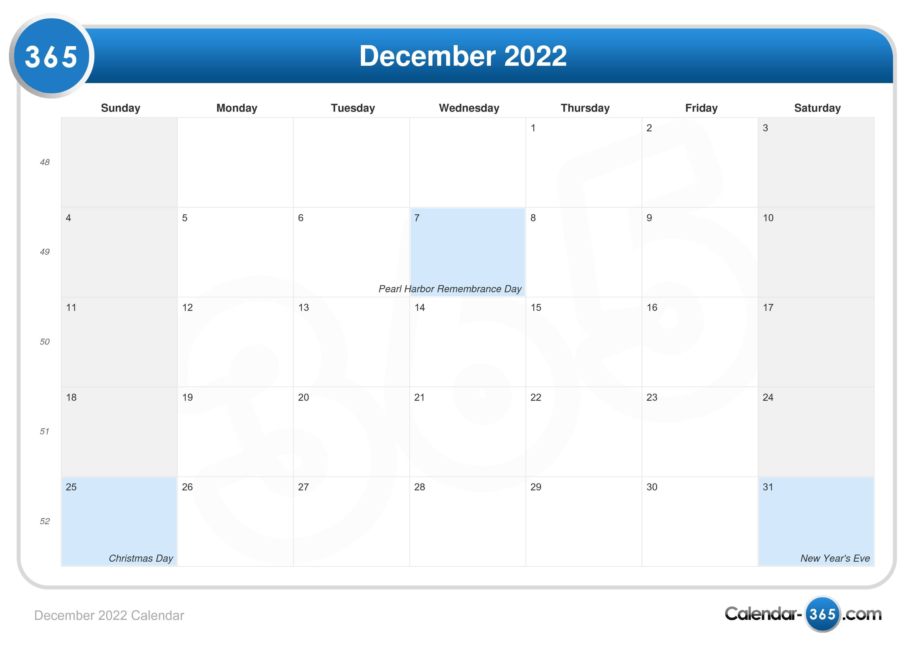 December 2022