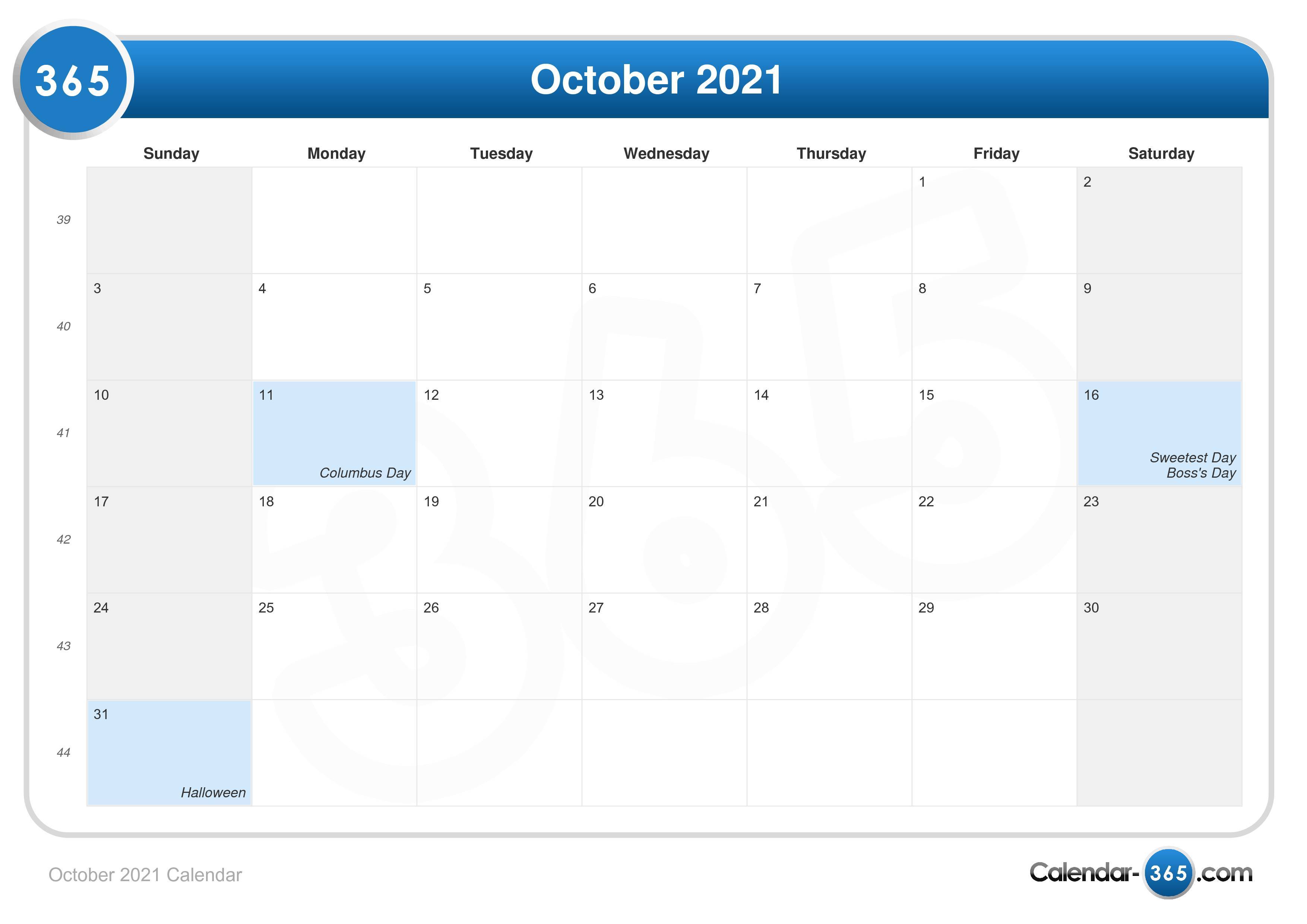 new york calendar of events october 2021 October 2021 Calendar new york calendar of events october 2021