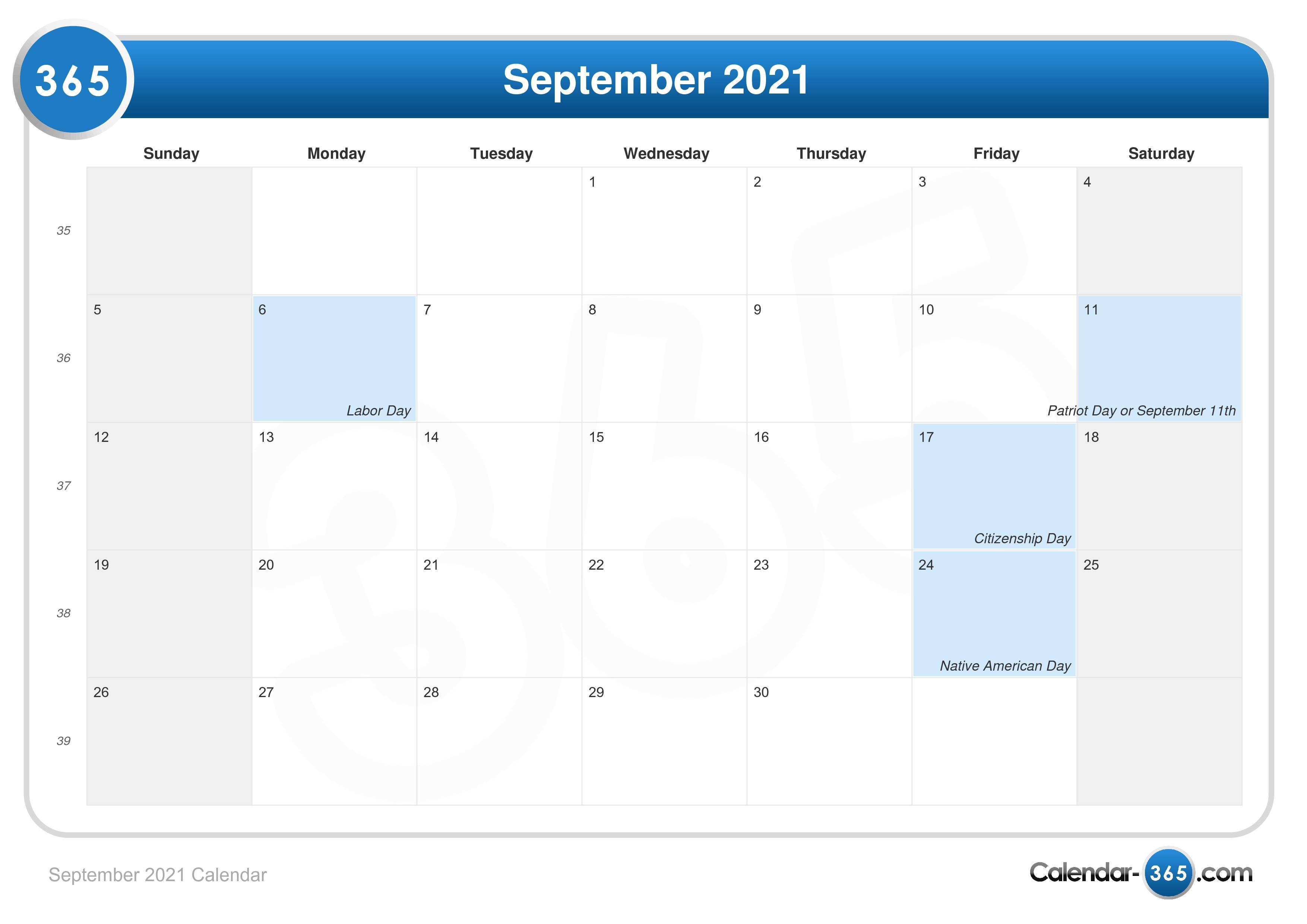 september calendar 2021 labor day September 2021 Calendar september calendar 2021 labor day